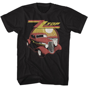 ZZ Top Mens S/S T-Shirt - Eliminator - Solid Black