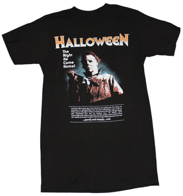 Halloween Mens T-Shirt - Mike Myers Distressed Poster Style Image