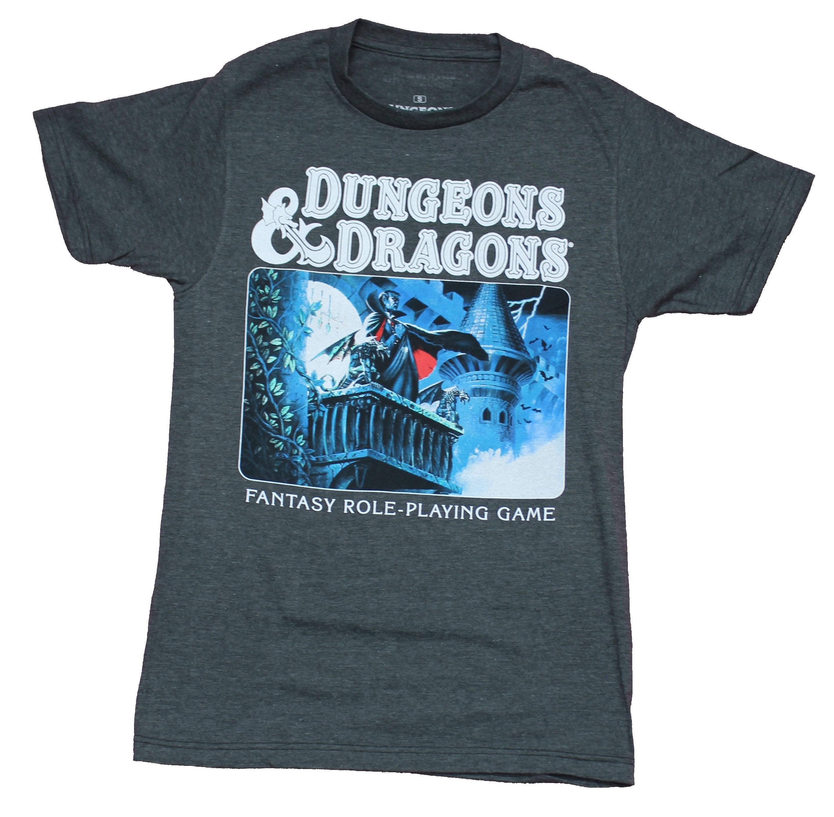 Dungeons & Dragons Mens T-Shirt - Ravenloft Original Cover Art feat Strahd