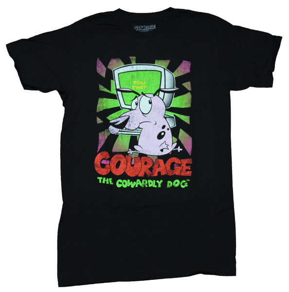 ★Courage Tシャツ★ Courage the Cowardly Dog New Adult T-Shirt 