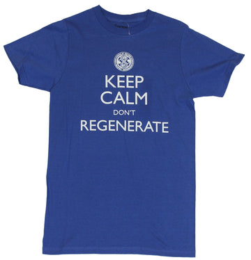 Doctor Who Mens T-Shirt  - Keep Calm and Regenerate Council of TimeLords Sta