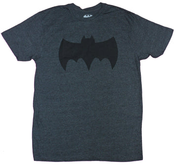 Batman Mens T-Shirt - Black Solid  Batwing Logo