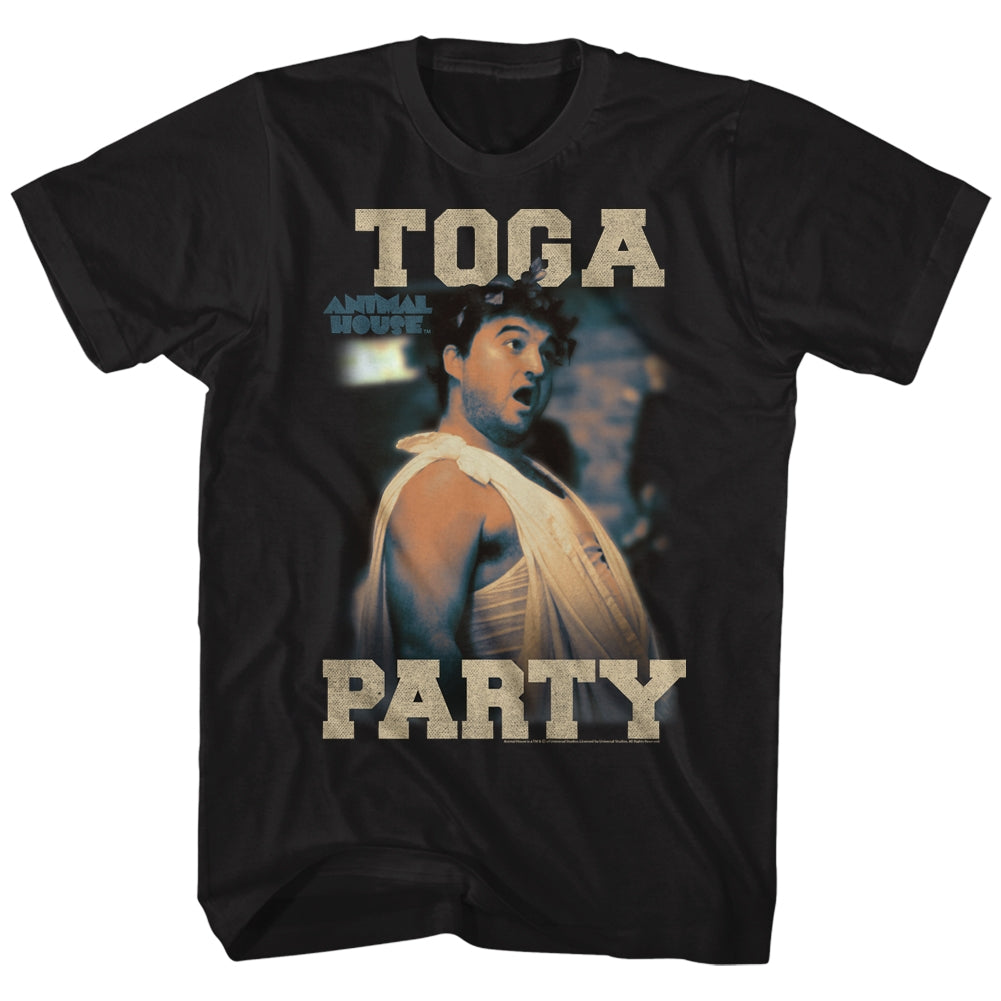 Animal House Mens S/S T-Shirt - Part Animal - Solid Black