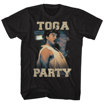 Animal House Mens S/S T-Shirt - Part Animal - Solid Black