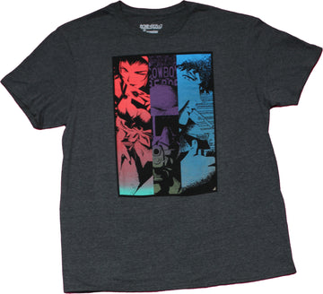 Cowboy Bebop Mens T-Shirt - Three Color Spike Image