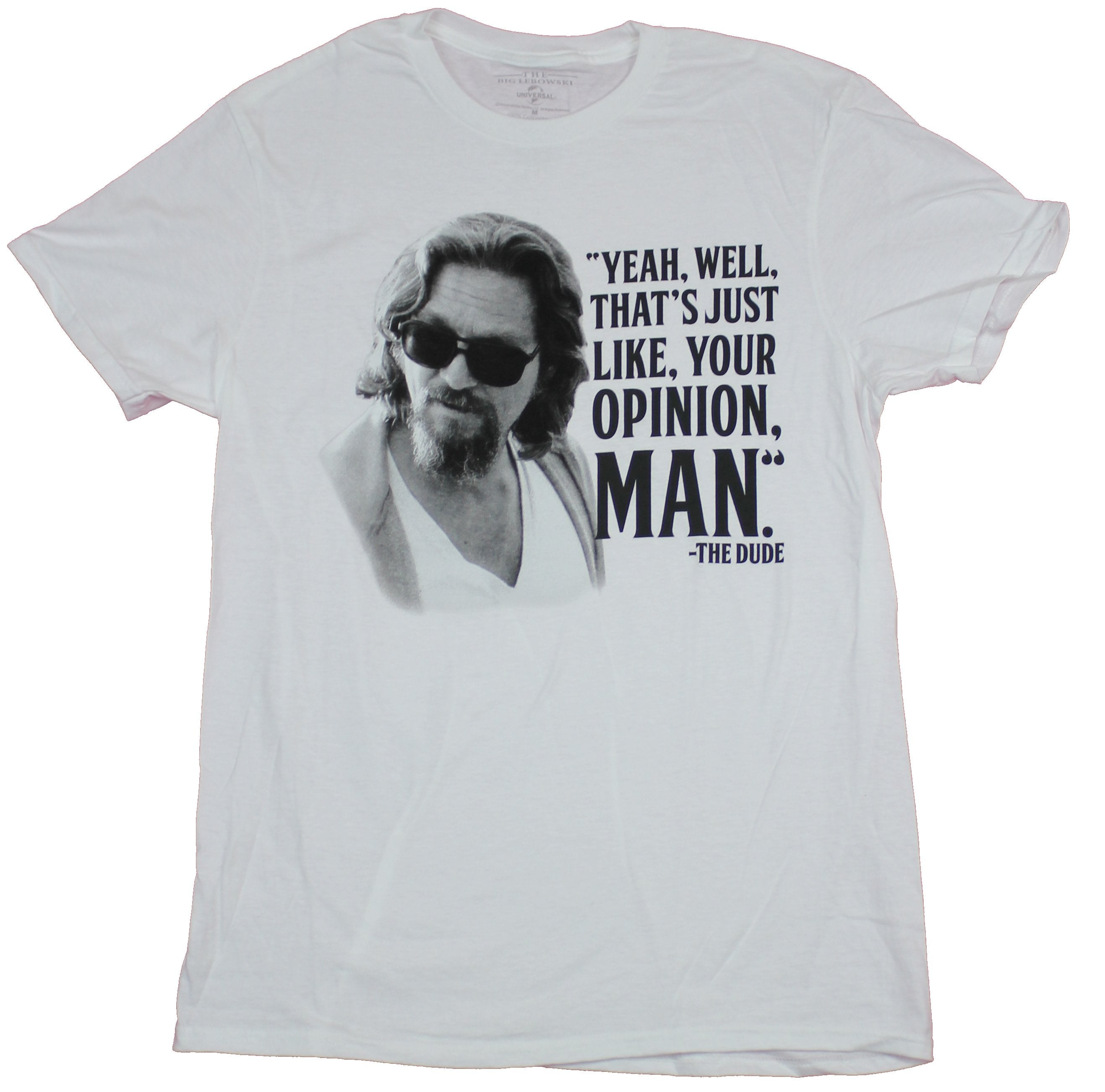 The Big Lebowski Mens T-Shirt  - That's Your Opinion Man