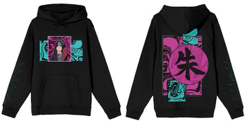 Naruto Shippuden Itachi Paint Background Mens Black Sweatshirt