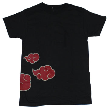 Naruto Shippuden Mens T-Shirt - Itachi Cloud Symbol Side Print