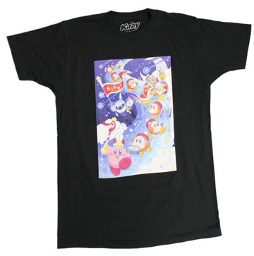 Kirby Mens T-Shirt - Musical Kirby Parade Image