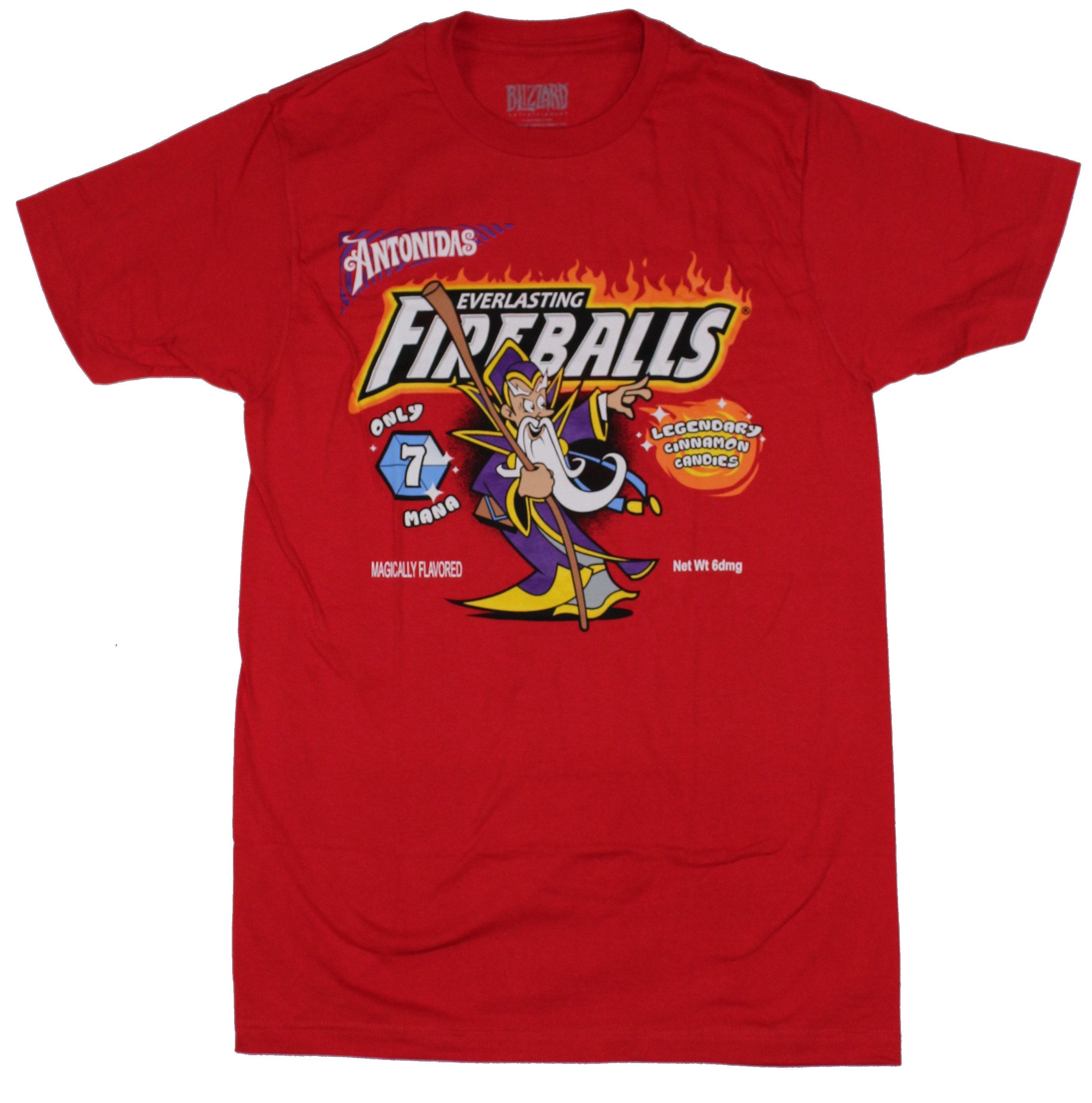 Hearthstone Mens T-Shirt - Antonidas' Fireballs Box Image