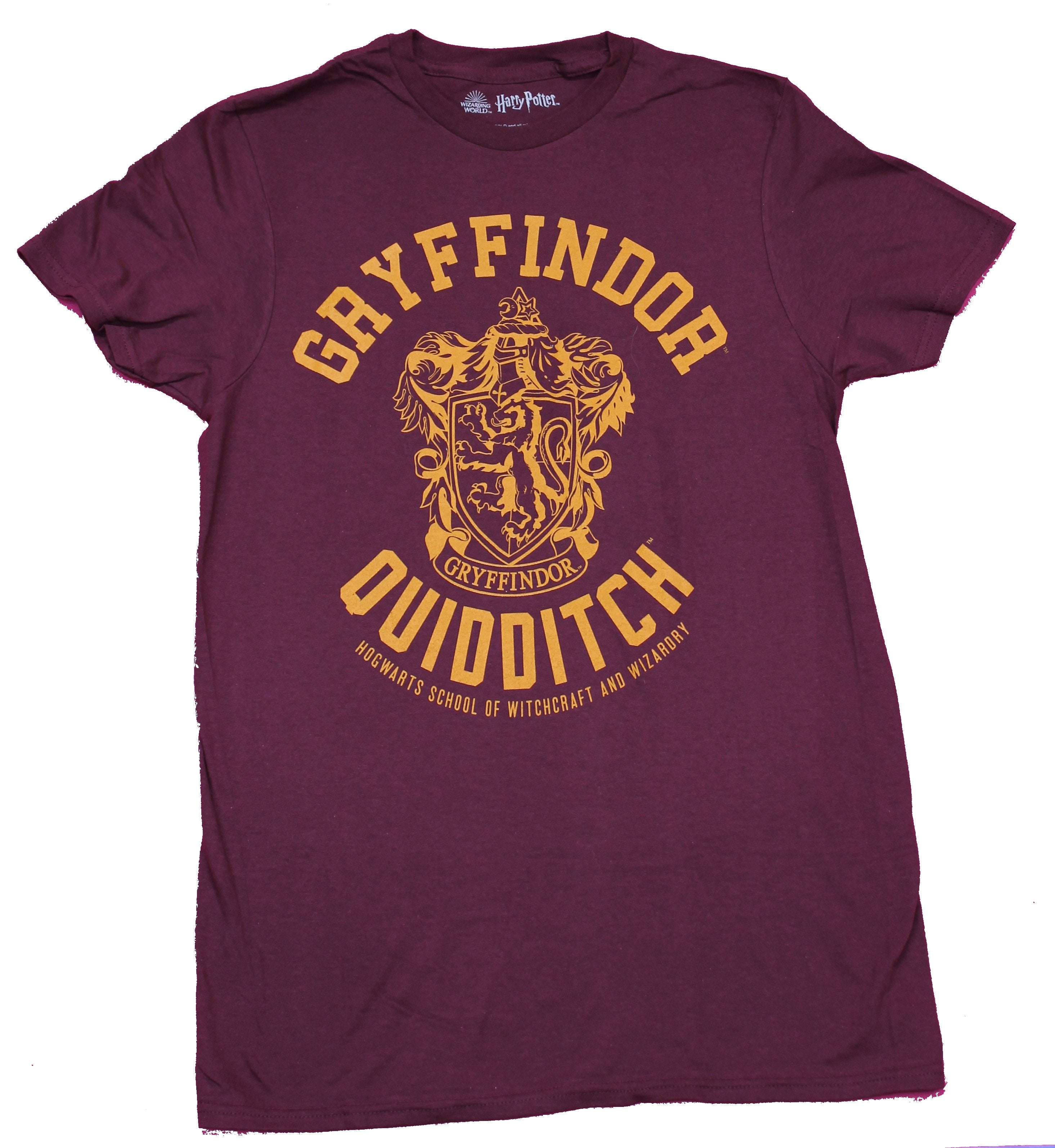 Harry Potter Mens T-Shirt  -  Gryffindor Quidditch Crest Logo