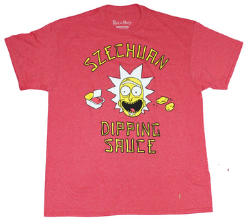 Rick & Morty Mens T-Shirt - Szechuan Sauce Rick Head Image