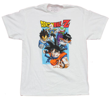 Dragon Ball Z Mens T-Shirt - Goku Leading Full Color Attack