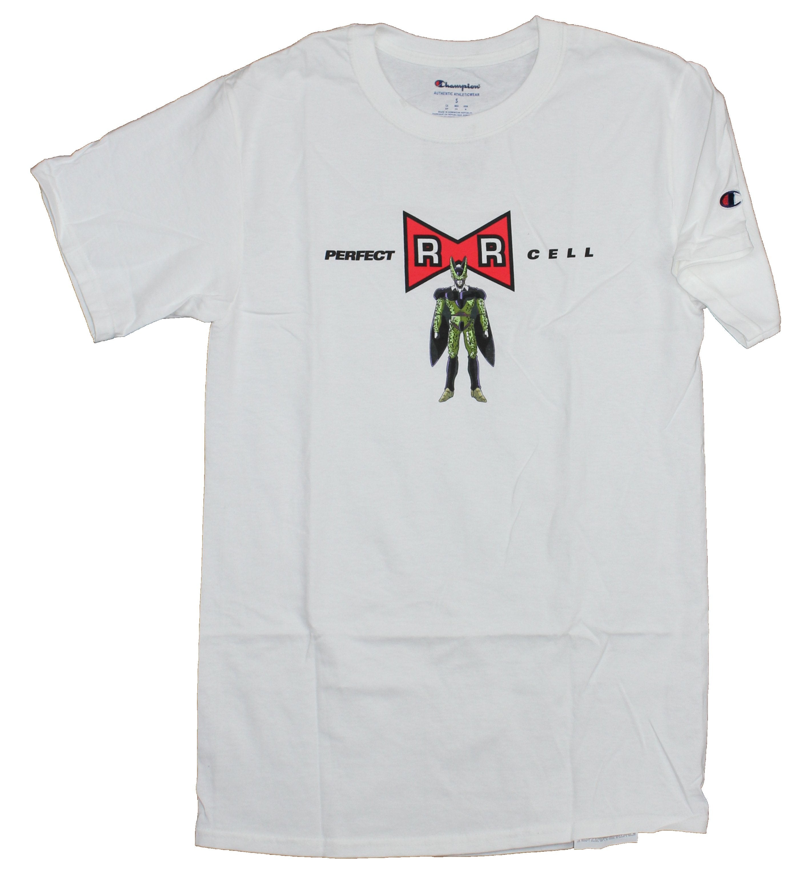 Dragon Ball Z Mens Champion T-Shirt - R R Perfect Cell Image