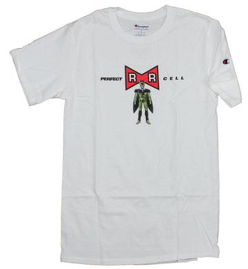 Dragon Ball Z Mens Champion T-Shirt - R R Perfect Cell Image