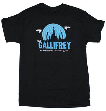 Doctor Who Mens T-Shirt - Visit Gallifrey A Wibbly Wobbly Timey Wimey Place