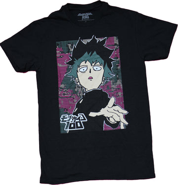 Mob Psycho 100 Mens T-Shirt - Big Face Mob Image