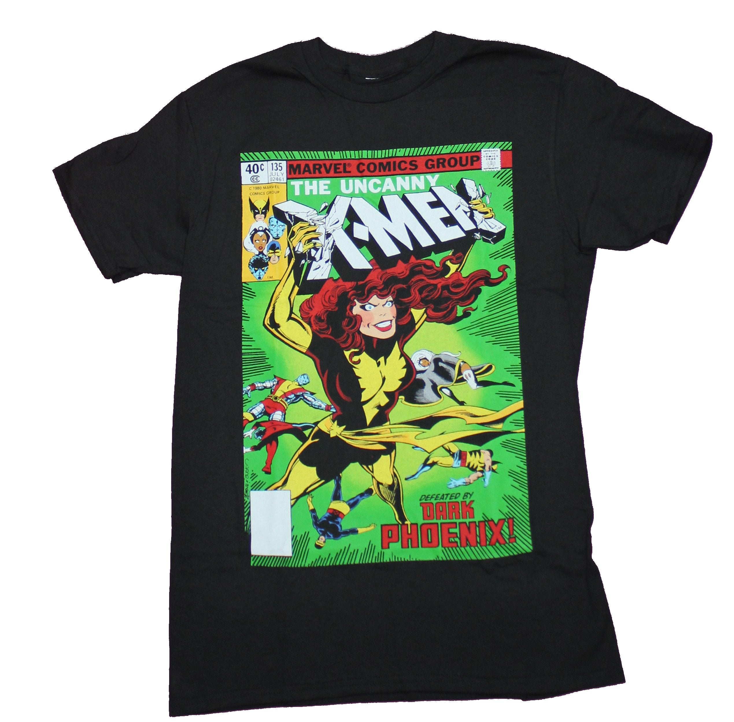 X-Men Mens T-Shirt - Issue 135 Cover Defeated By Dark Phoenix