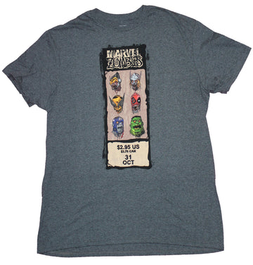 Marvel Zombies Mens T-shirt - 6 Head Price Issue Box Image