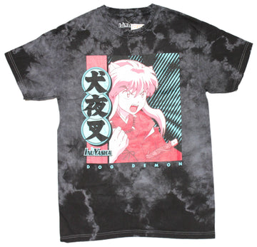 Inuyasha Mens T-shirt - Inuyasha Screaming Over Dog Demon