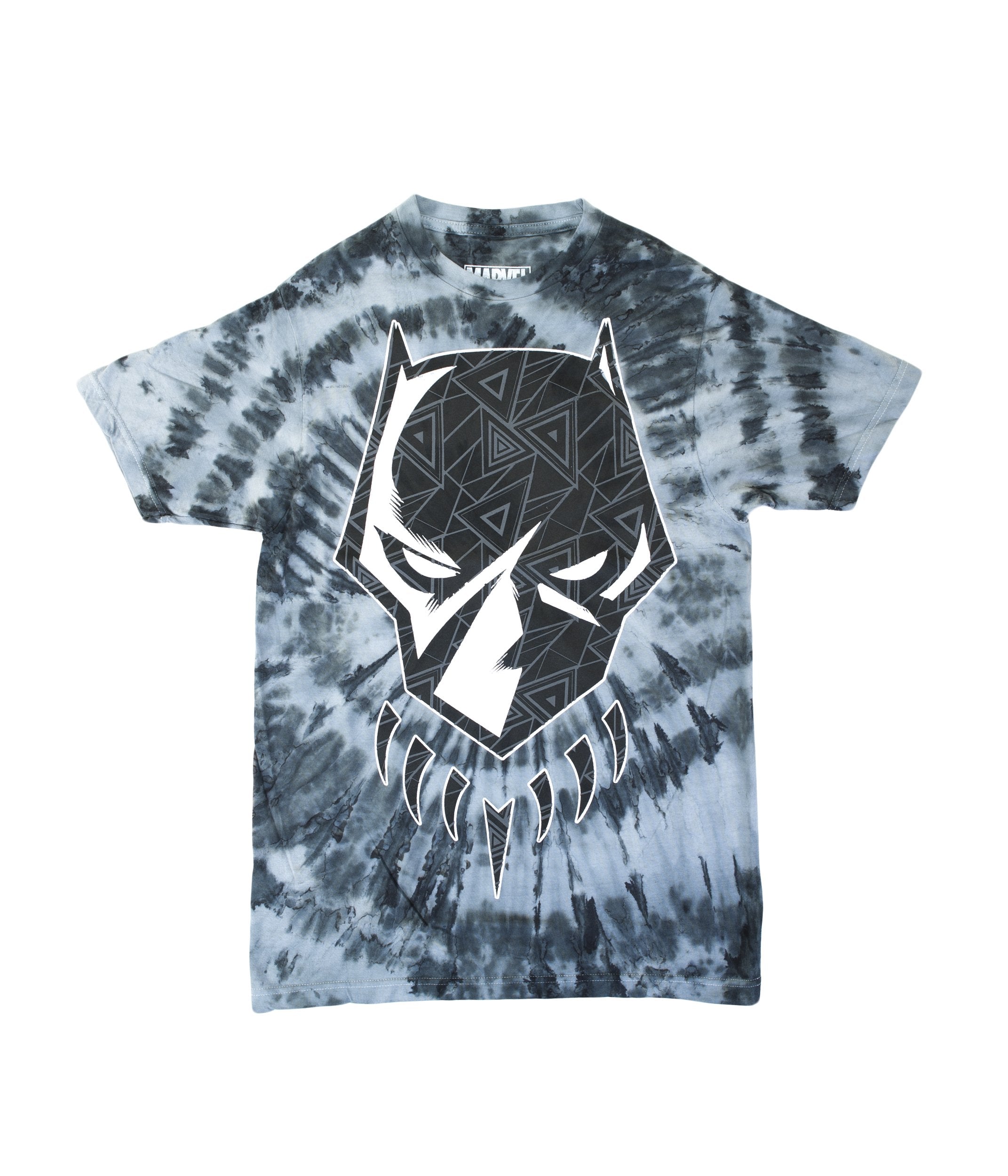 Black Panther Mens T-Shirt - Stylized Geometric Styled Panther Logo Image