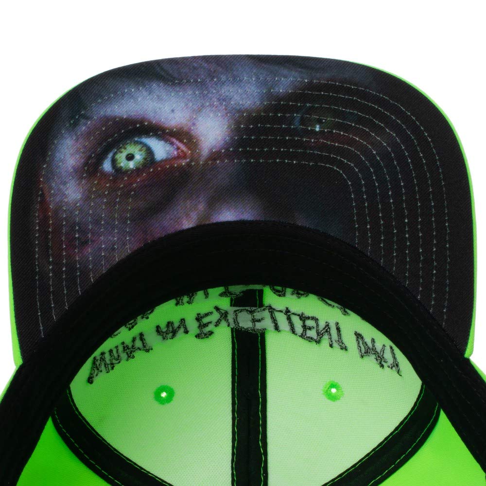Bioworld The Exorcist Neon Green Horror Movie Snapback Hat