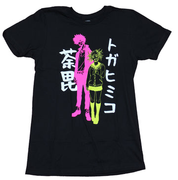 My Hero Academia Mens T-Shirt  -  Toga & Dabi Neon Colors & Kanji