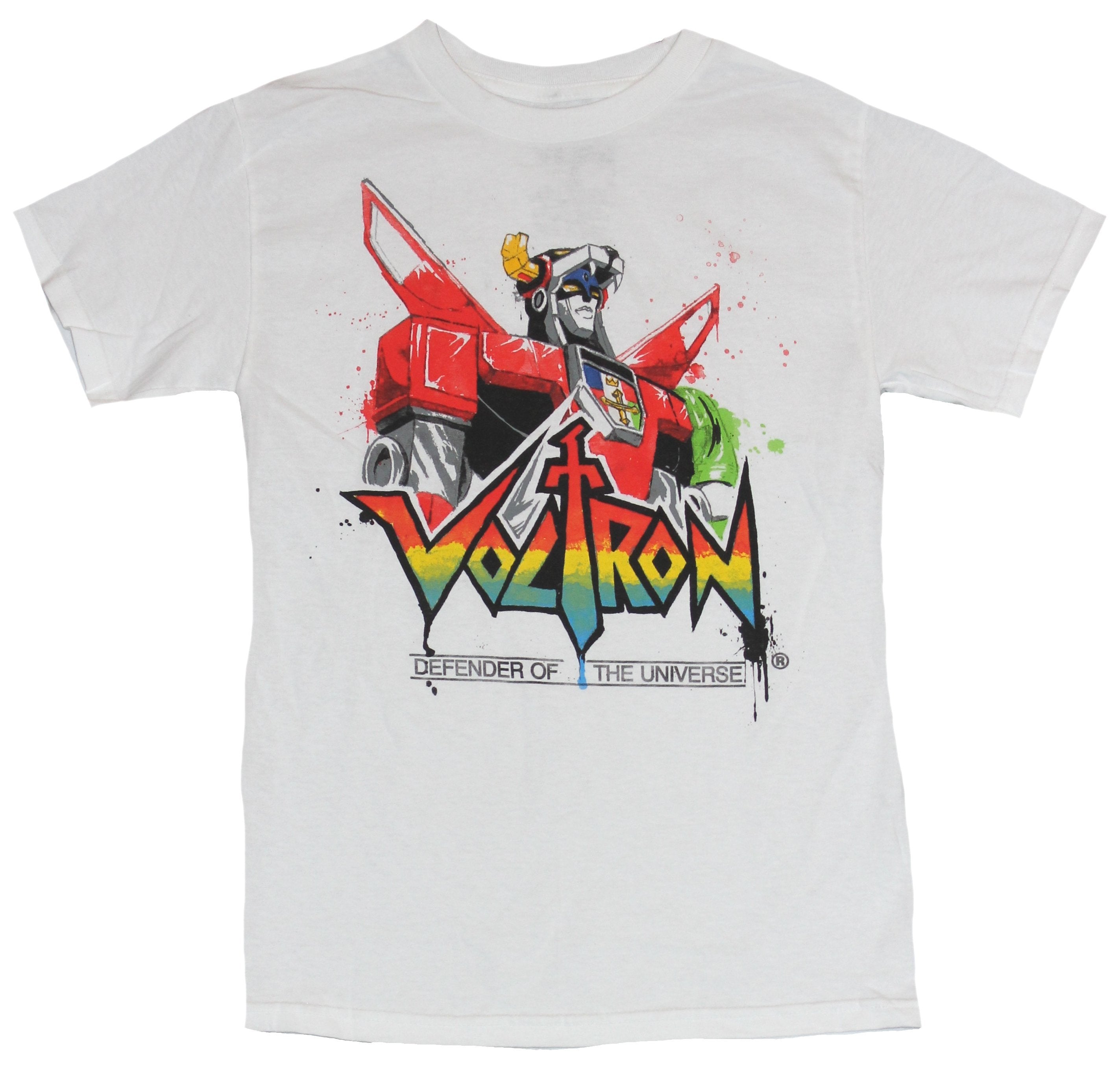 Voltron Mens T-Shirt -  Head and Shoulders Above Classic Logo Image