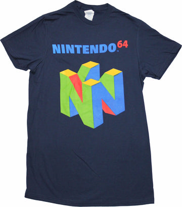 Nintendo  Mens T-Shirt - Nintendo 64 Classic Logo