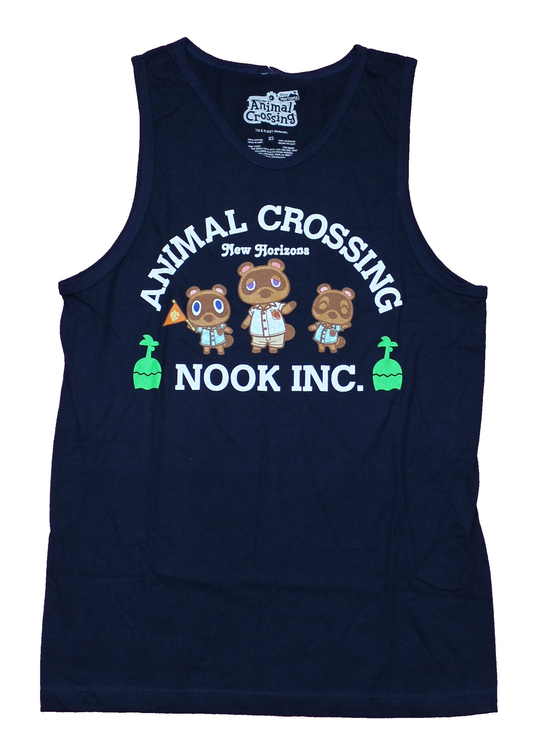 Animal Crossing Mens T-Shirt - New Horizons Nook Inc Family Image
