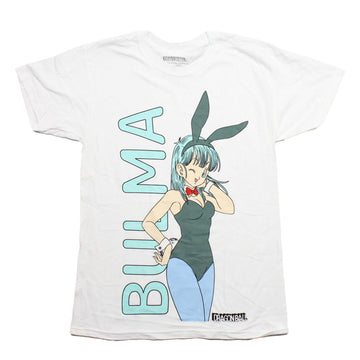 Dragon Ball Z Mens T-Shirt - Bulma Posing in Bunny Suit