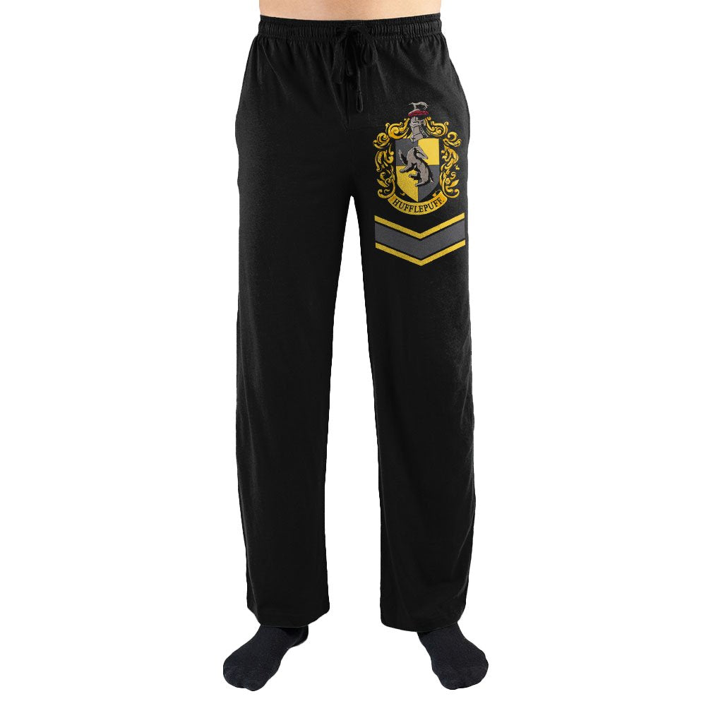 Harry Potter Hufflepuff House Crest Print Men's Loungewear Lounge Pants Gift