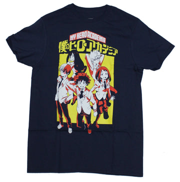 My Hero Academia Mens T-Shirt -  5 Character Group Image