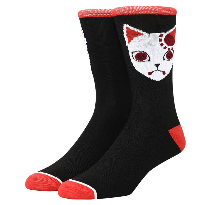 Bioworld Demon Slayer Crew Socks for Men - Inmyparentsbasement.com