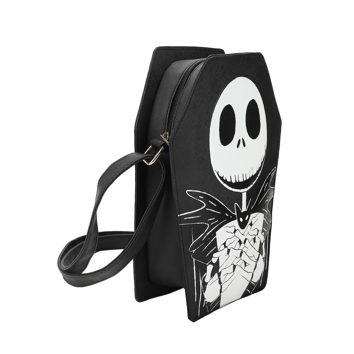 Nightmare Before Christmas Jack Skellington Coffin 11" Crossbody Bag - Inmyparentsbasement.com