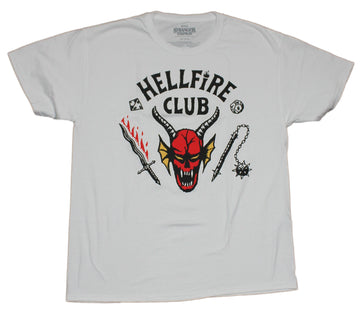 Stranger Things Mens T-Shirt - Hellfire Club Logo
