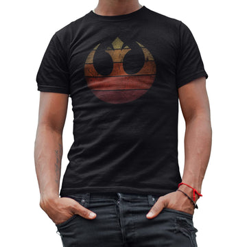 STAR WARS Rebel Alliance Rebellion Symbol Adult Men's T-Shirt