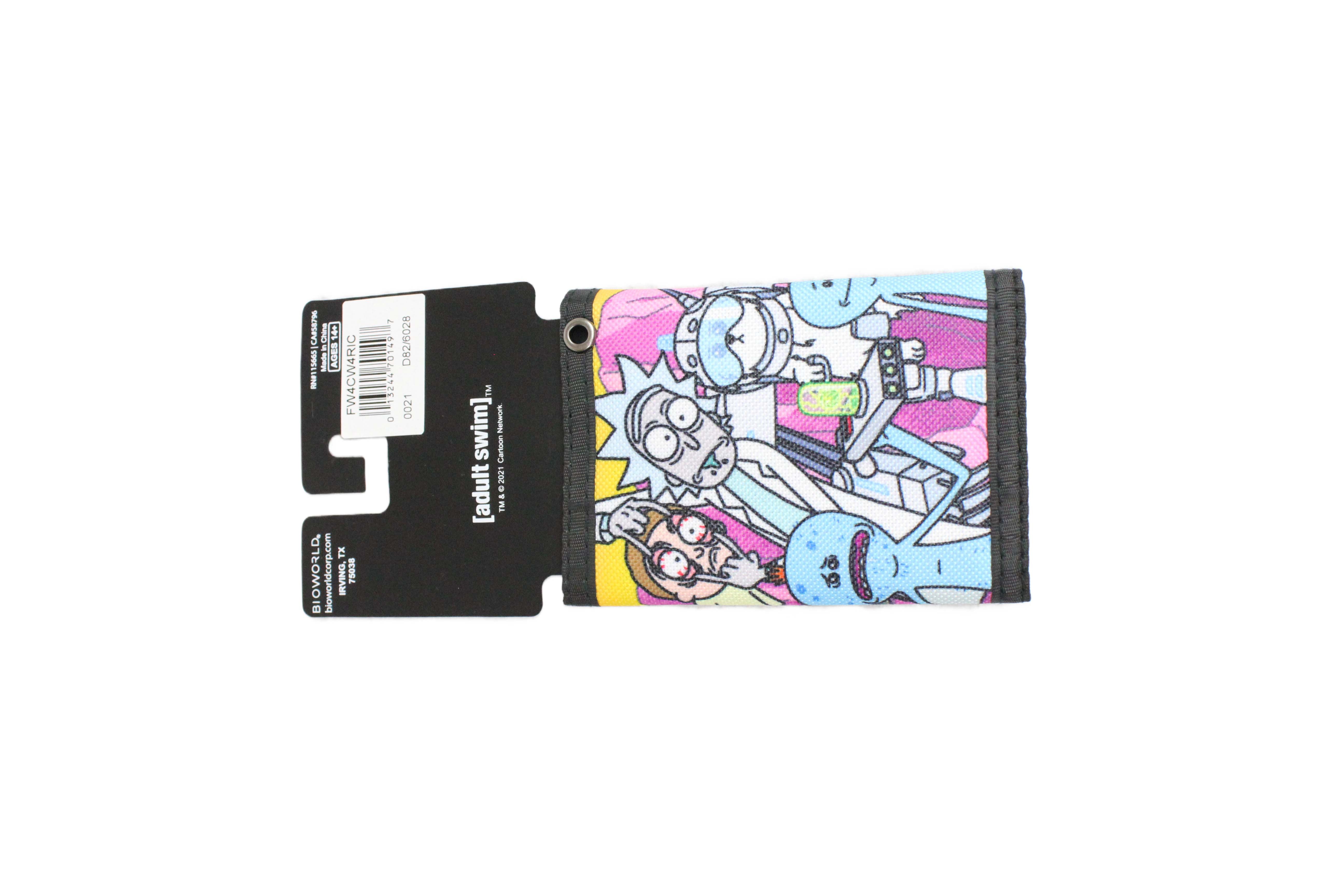 Cartoon Networks Adult Swim Rick and Morty Mr. Meeseeks Tri-Fold Wallet