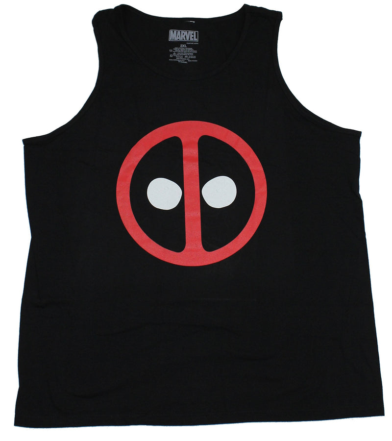 Deadpool (Marvel Comics) Mens Tank Top - Classic Logo Image