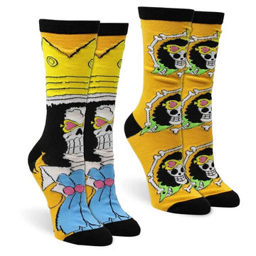 One Piece Brook And His Pirate Symbol 2-Pack Novelty Socks