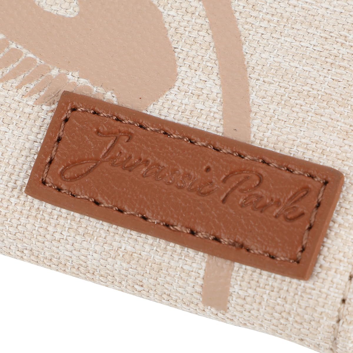 Bioworld Jurassic Park Khaki Logo L-Zip Wallet