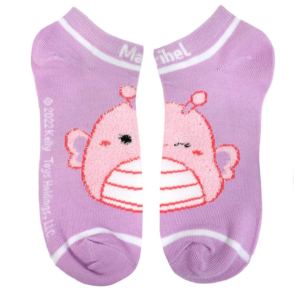 Bioworld Squishmallows Fuzzy Characters 5-Pack Ankle Socks