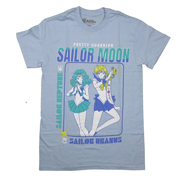 Sailor Moon Mens T-Shirt - Pretty Guardian Neptune & Sailor Between Names