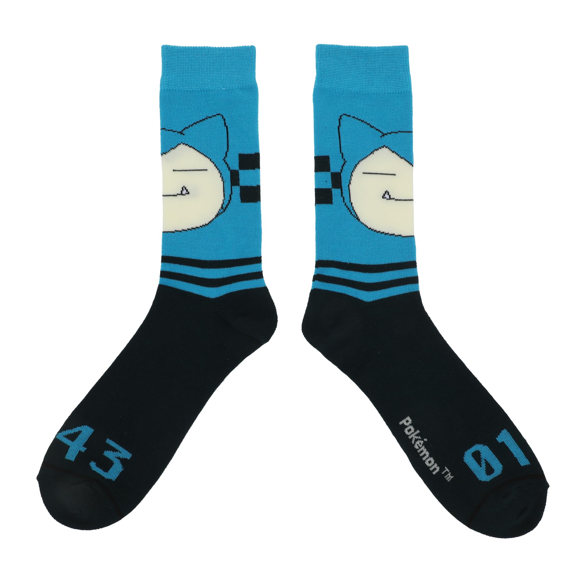 Pokemon Faces With Pokedex Numbers Men's 5-Pair Casual Crew Socks - Inmyparentsbasement.com