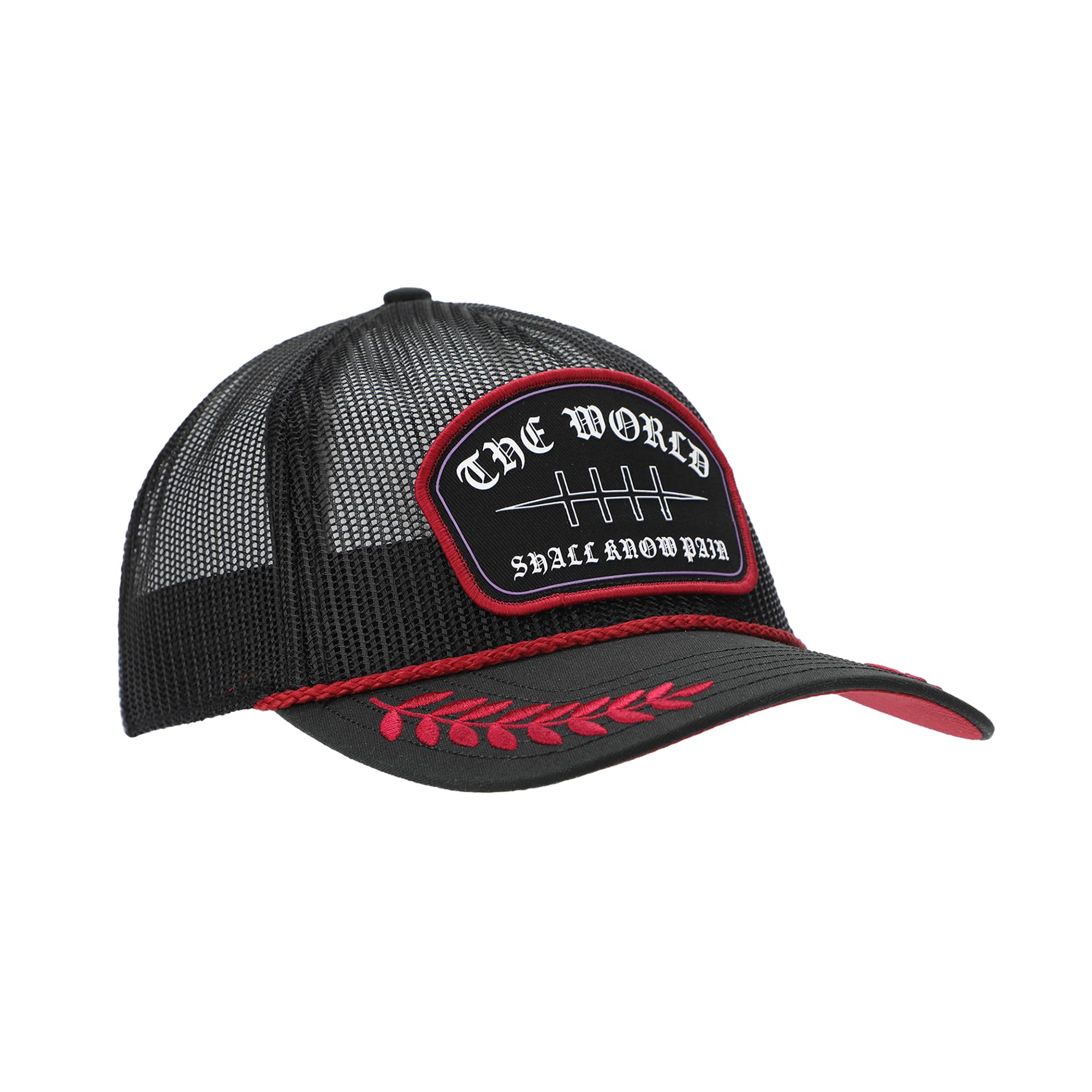 Naruto The World Adult Black Retro Full Mesh Cap