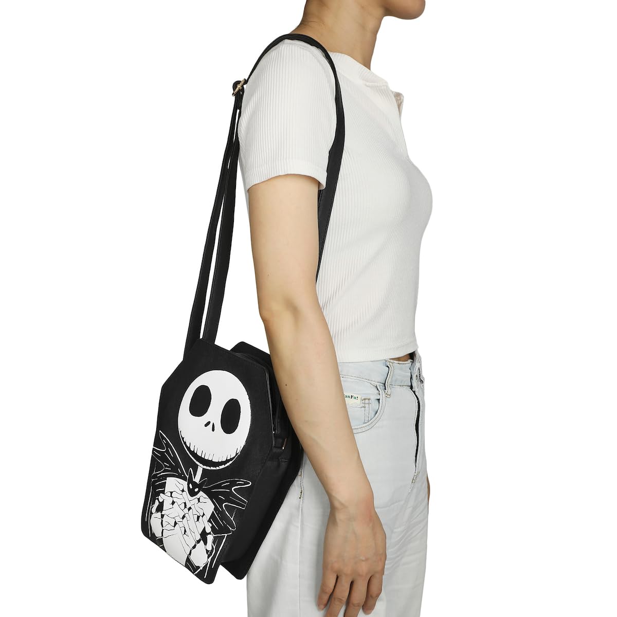 Nightmare Before Christmas Jack Skellington Coffin 11" Crossbody Bag - Inmyparentsbasement.com