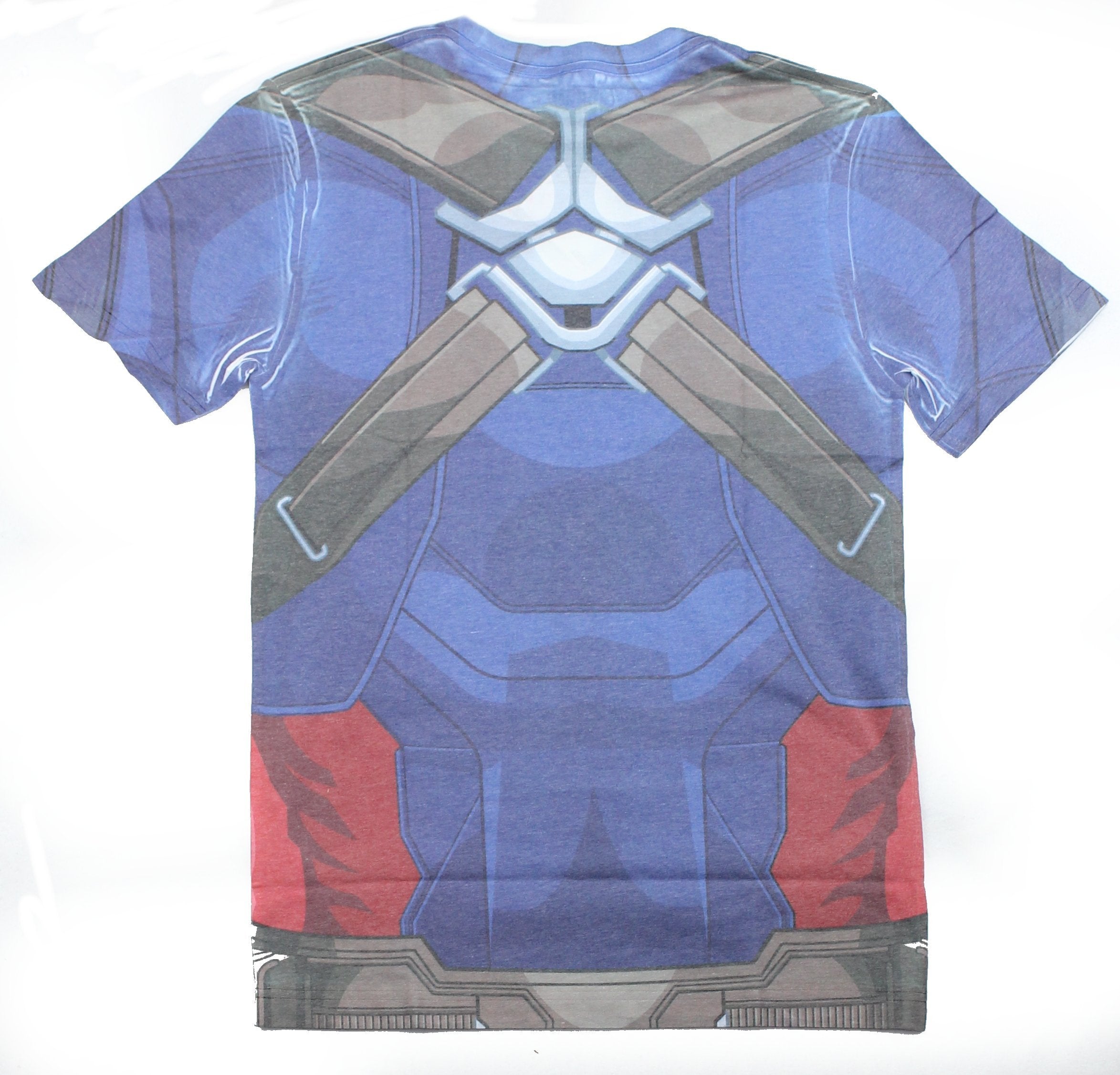 Captain America Mens T-Shirt - Civil War Style Sublimation Costume Front