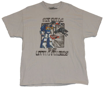 Transformers Mens T-Shirt -  "Say Hello to My Little Friends" Soundwave Cartoon