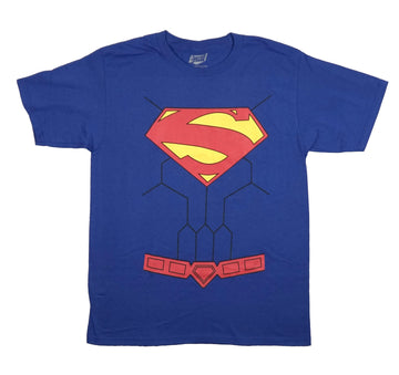 Superman Mens T-Shirt - Classic Costume Front