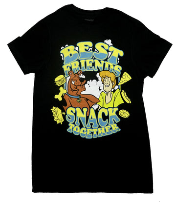 Scooby-Doo Mens T-Shirt - And Shaggy Best Friends Snack Together
